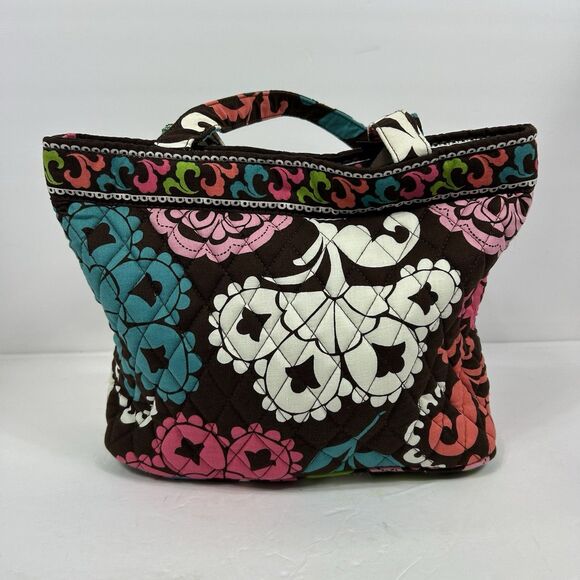 Vera Bradley Lola Petite Tote Retired Handbag Travel Bold Floral Roomy 12693-145 - Picture 3 of 13